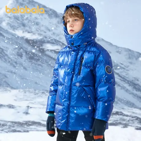 【直播福利】巴拉巴拉男童羽绒服儿童外套男款中大童秋冬装保暖图片